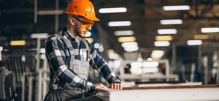 Manufacturing specialist at work